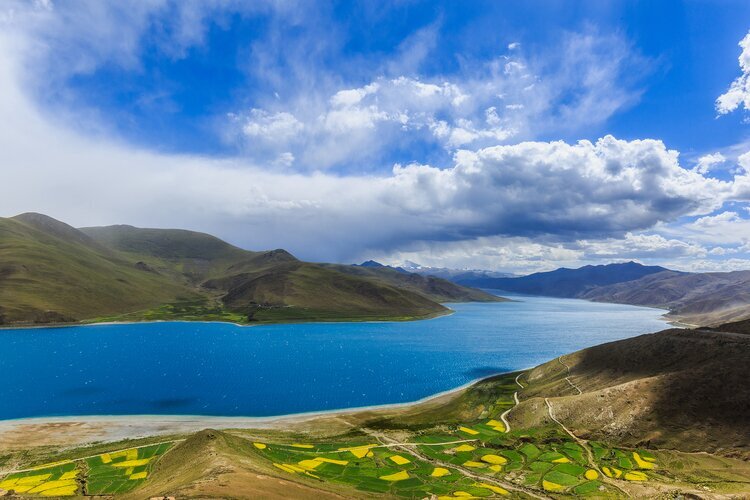 Le Lac Yamdrok，Tibet
