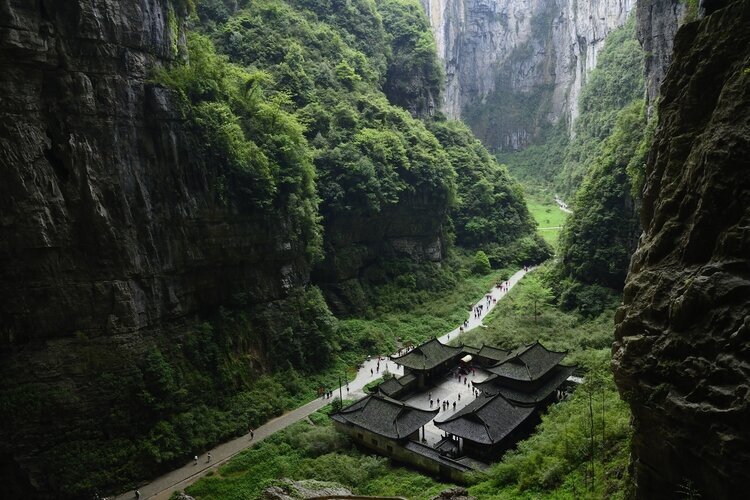 Région karstique de Wulong